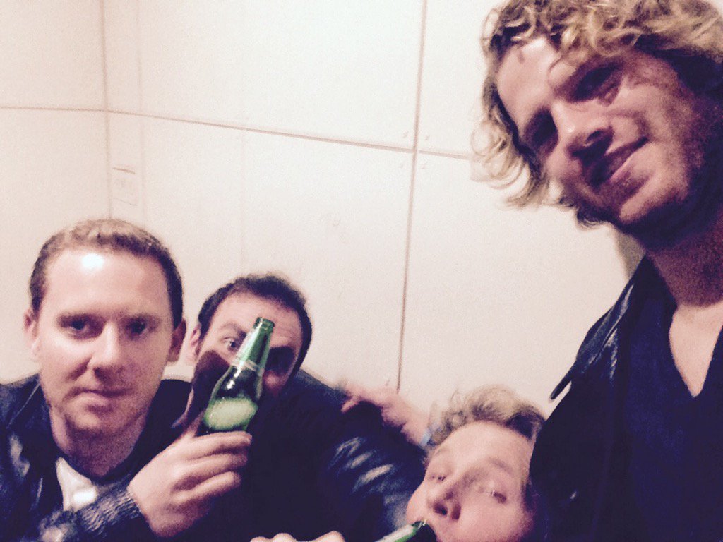 TheCapturEffect's tweet photo. Backstage @KasbahCoventry gearing/beering up for the show. If Carlsberg did bands #carlsberg #rocknroll #livemusic https://t.co/oE3CNLFUNK