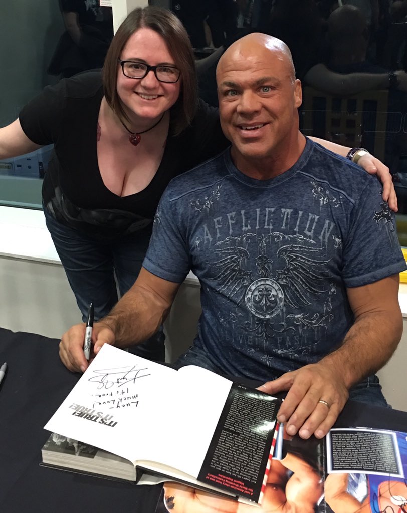 lrhawley's tweet photo. @triplem3count what an amazing evening! Loved every second @RealKurtAngle you were awesome https://t.co/ay7ZGo1SCA