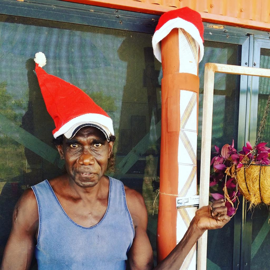 Last #art centre café opening for the year, come up for some early Christmas cheer! #maningrida #arnhemland
