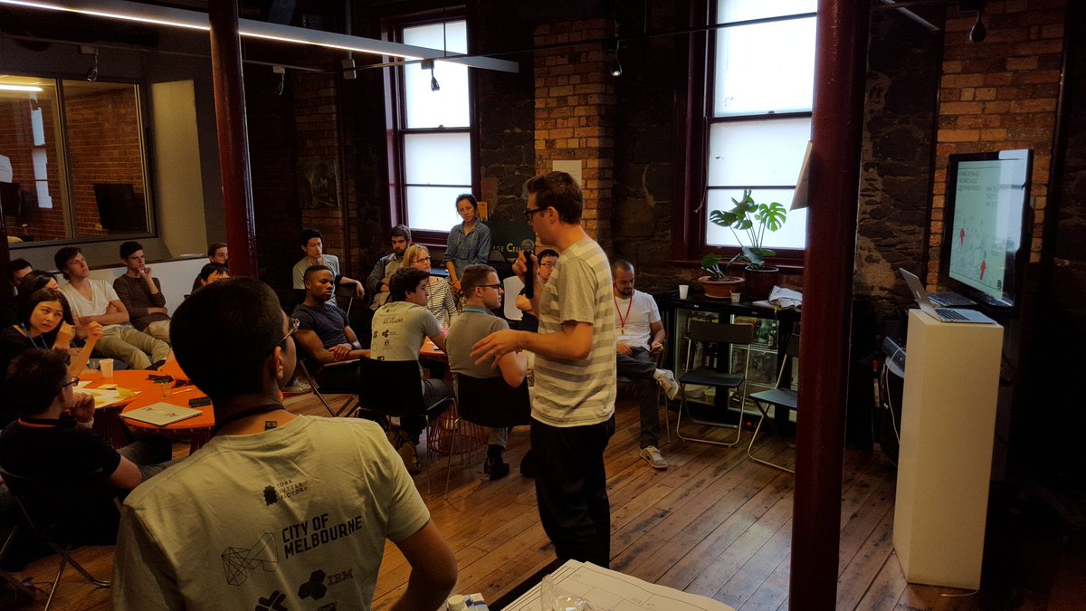 Business Model canvas with @chris_w_romano BMC is an awesome way to plan, describe your business model #SWMelb2015