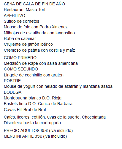 masiatort's tweet photo. @masiatort detalles del #menufindeaño https://t.co/fj1Y4rieB2