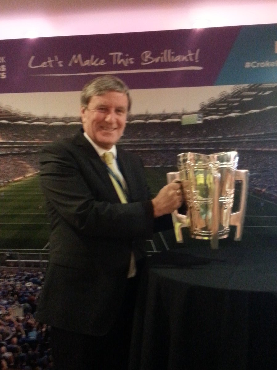 DanMulhall's tweet photo. #GIEF2015 visited @CrokePark  this evening &amp; this Waterfordman got to hold Liam MacCarthy Cup! https://t.co/fhVPkFo0iM