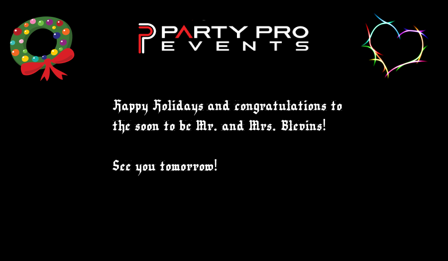 partyprofevents's tweet photo. See you guys tomorrow!  Congrats! #weddingdj #blevinswedding https://t.co/oMZeXS2H63