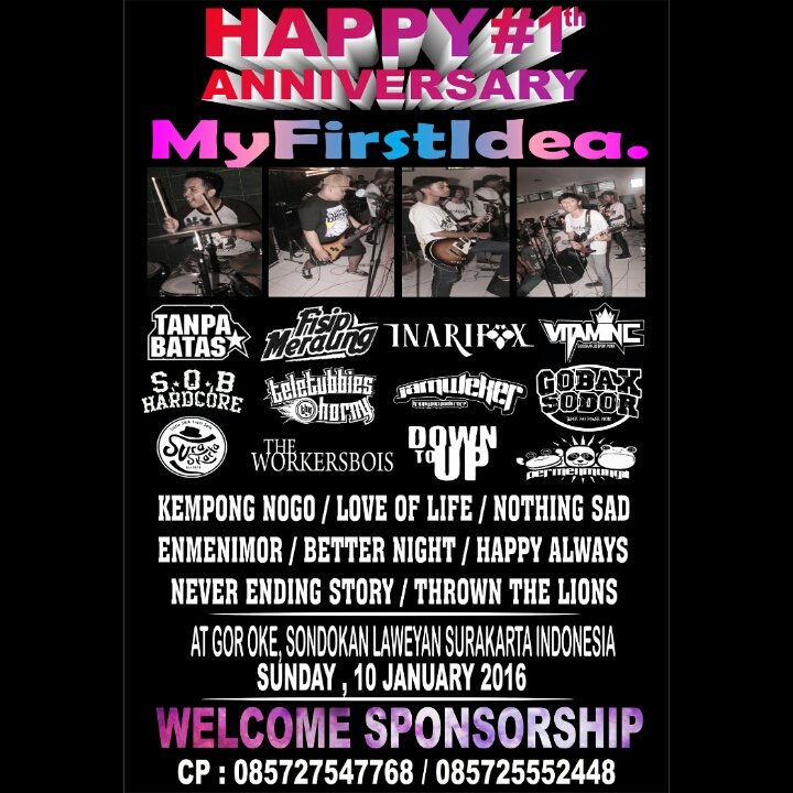 Bakalam ada teman kita yg ikut ramein acara <a href="/SOBhardcore/">S.O.B HARDCORE</a> @THYpoppunk_ <a href="/GobaxSodor_punk/">GOBAX SODOR PUNK</a> <a href="/suraskarta_ID/">SuraSKArtA</a> <a href="/TWBofficial_/">The Workers Bois</a>
