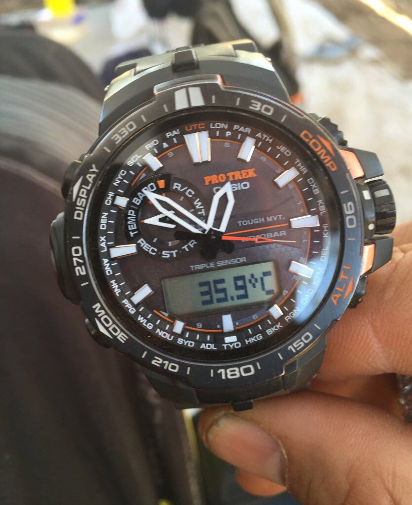 It's warming up <a href="/GSHOCKNZ/">G-Shock NZ</a>