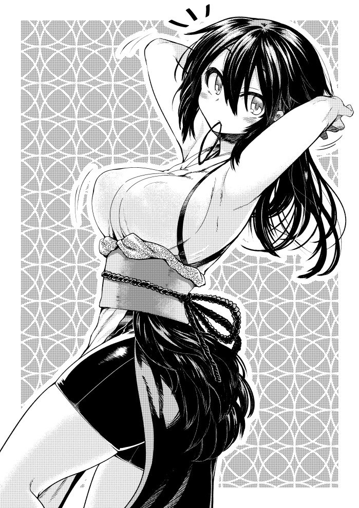 白丸さん@shiro_maru のコミティア本で描いたゲスト絵の文字無し版 