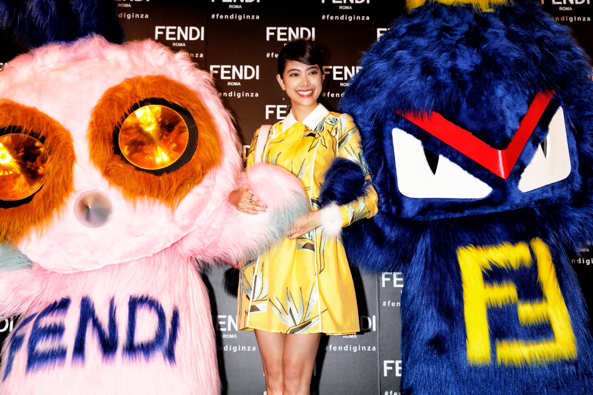 Fendi Japan A Twitter ポップアップストア フェンディ銀座店 のオープンを祝し レセプションが行われました バッグ バグズの キャラクター ピロちゃん と バグくん もゲストの森星さんをエスコートして登場 着ぐるみは来店は23日まで Fendiginza T