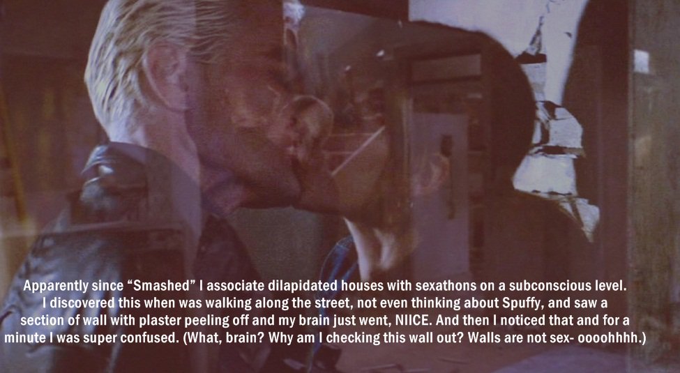 SpuffyLatino's tweet photo. In honour to #SmashedAnniversary,confessions about this epi by fans..this one made me laugh a lot!#Spuffyfandomlives https://t.co/X19RvcyiZj