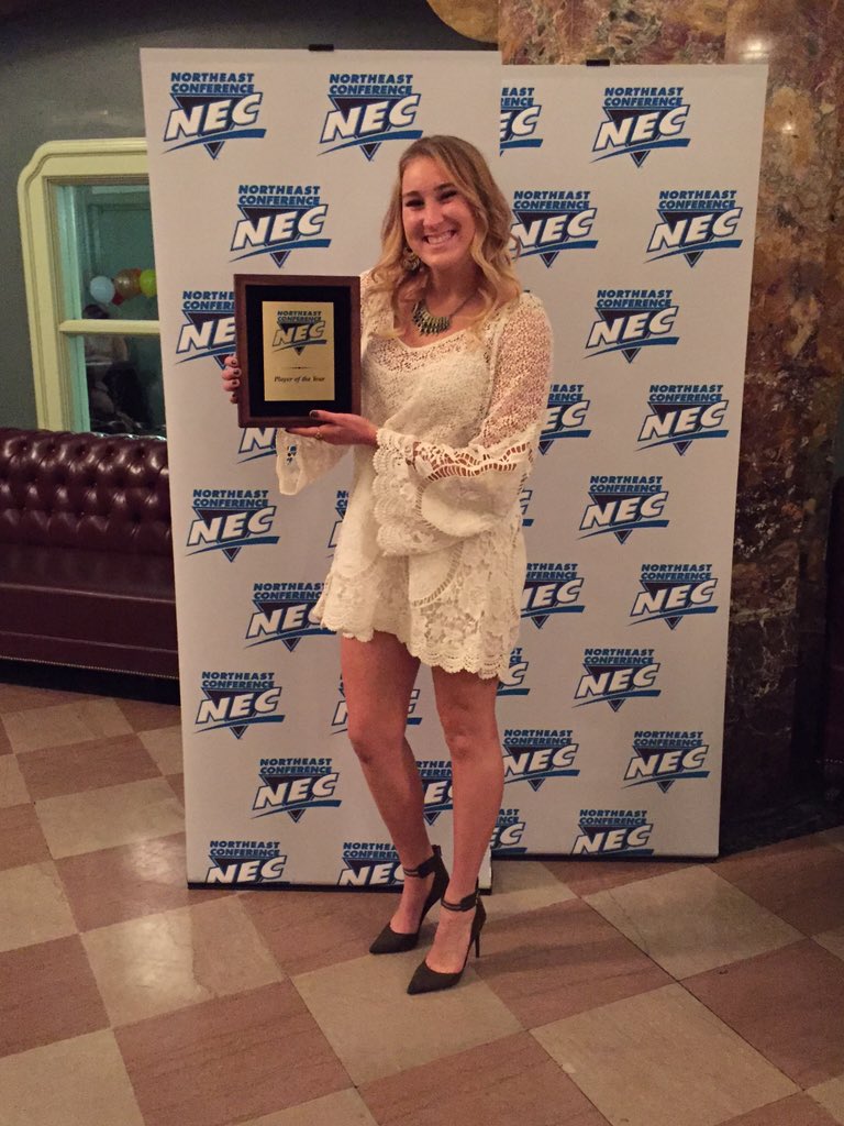 necwvolleyball's tweet photo. Your 2015 #NECVB Player of the Year is @SHUBigRed Sarah Krufka! #NECPride https://t.co/60l39QAgcr