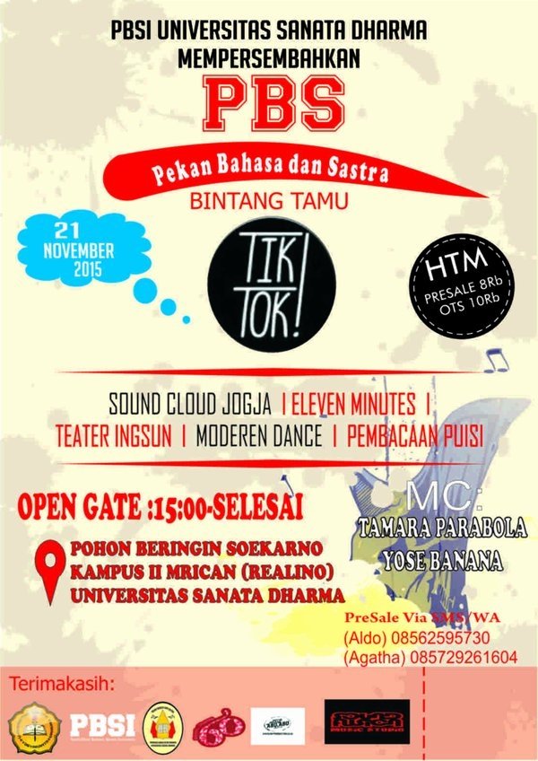 HMPS_PBSI's tweet photo. Malam Puncak Pekan Bahasa dan Sastra 2015Mari datang dan saksikan, karena dijamin akan berkesan ! https://t.co/xLI7eMabQ2