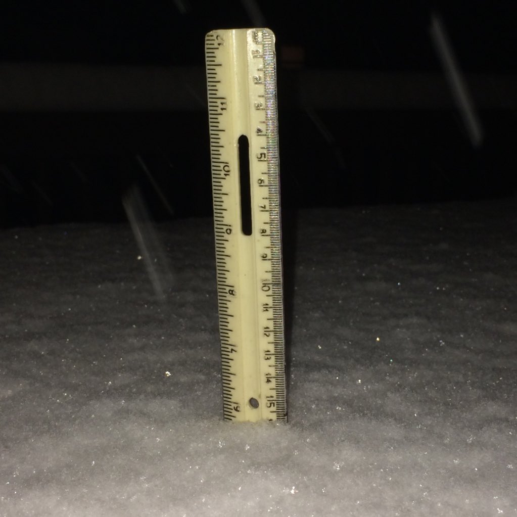TheSSFrees's tweet photo. 3 hrs. and almost 6 in. Impressive!!! Probably won't have school tomorrow. #OhWaitItsSaturday #SledTime @MyStateline https://t.co/Fn6YvonqxA