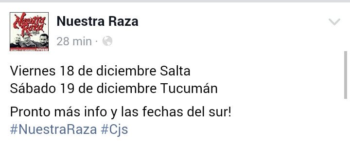 Vamos <a href="/nuestraraza2015/">Nuestra Raza</a> para que tu esencia no desaparezca #CallejerosInocentes #Salta.