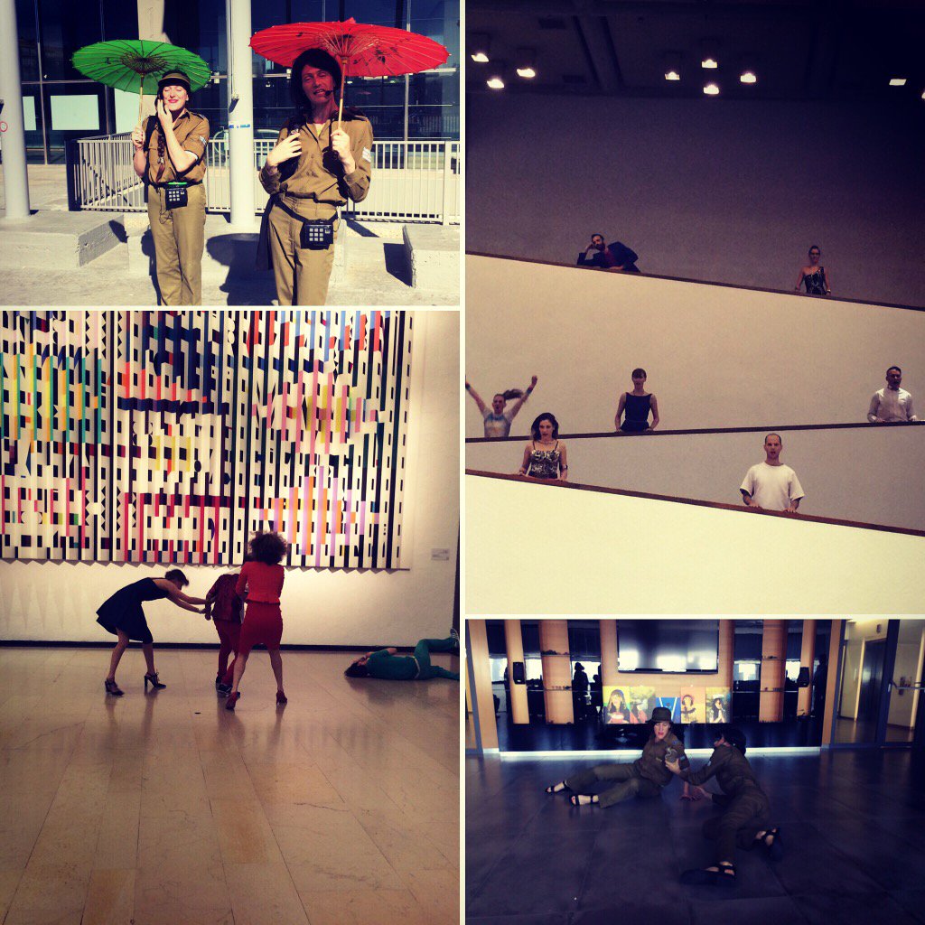 RebeccaEnde's tweet photo. Site specific work at City Hall/Rabin Square by Girls in Arms and at Tel Aviv Art Museum by Clipa Theatre. https://t.co/O4QFYVkdec