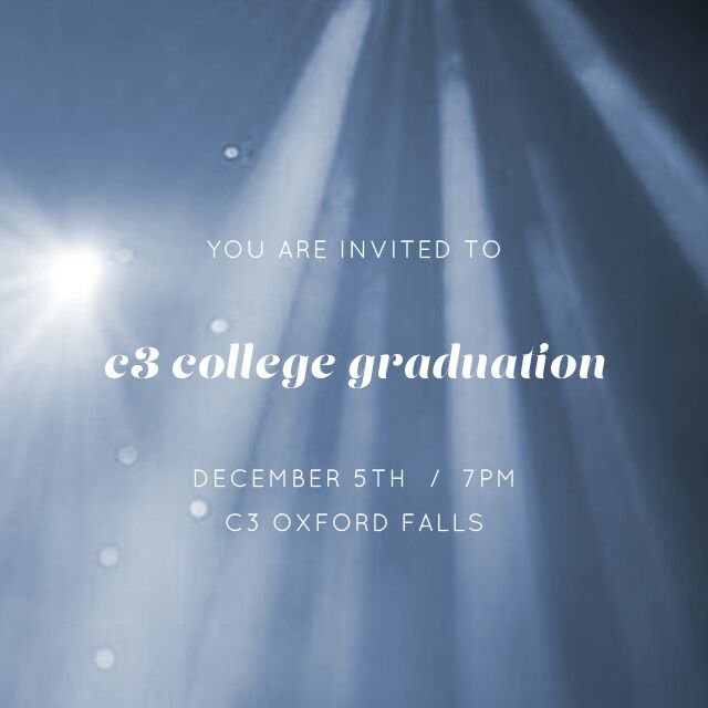 C3College's tweet photo. This year has gone by so quick!

Come celebrate all our graduates on the 5th of Dec https://t.co/km4453Hddj