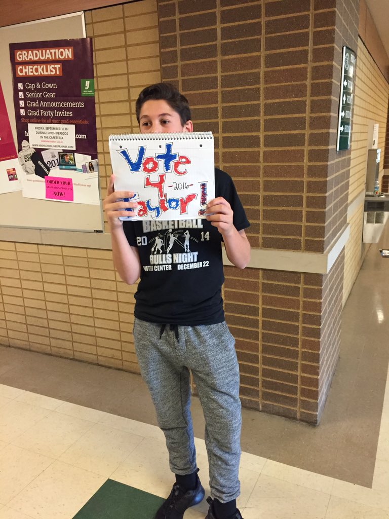 TayForPrez's tweet photo. A big thanks to my supporters! https://t.co/J9xxcsUwxi