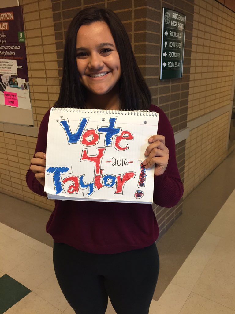 TayForPrez's tweet photo. A big thanks to my supporters! https://t.co/J9xxcsUwxi