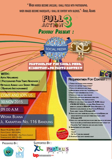 Ikut seminar dan photo contest yu di acara #fullaction3 <a href="/FISIPunla/">FISIP UNLA</a> <a href="/HmsUnla/">HMTS Unla</a>