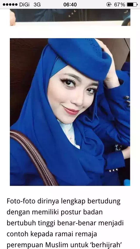 KhalifahMedia's tweet photo. Pramugari cantik Saudi Airlines asal Malaysia jadi sensasi. Lawa akak ni. 😂😍 https://t.co/fMZ2Q7yG81