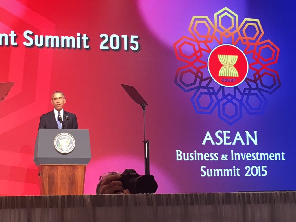 ami_moris's tweet photo. #ObamaInKL : #TPP not just about trade. 12 member nations now agree to corruption-stemming strategies. #beAsean https://t.co/pPmlSMxx7g