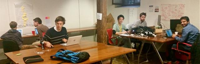 Team #foodforthought <a href="/theuncoder/">Talia Horst</a> @kosuke7kon <a href="/sumit_duggal/">Sumit Duggal</a> <a href="/remygrangien/">Remy Grangien</a> @noahstrentz #SWmelb15