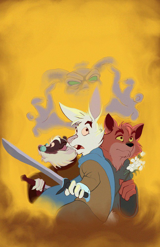 AbigailBraman's tweet photo. #DonBluth style book cover commission. Artwork copyrighted to me. #cartoons #digitalart #illustration #carrotfield https://t.co/ojSuJHeoiQ