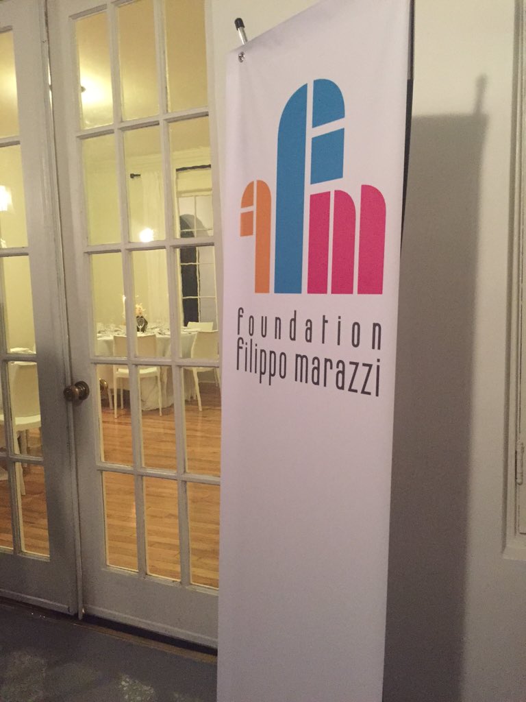 Thank you to Foundation Filippo Marazzi for the invite. Wonderful dinner celebrating young talent.
