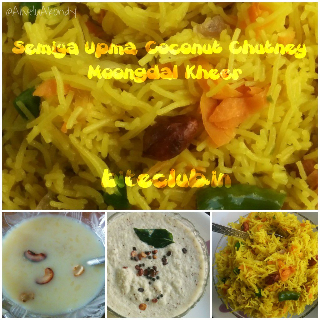 AliveluAkondy's tweet photo. semiyan upma ke saath moong dal kheer, sahi jaise ranjha ke saath heer! @mybiteclub @whatsupgurgaon https://t.co/7WwyjgDkE2