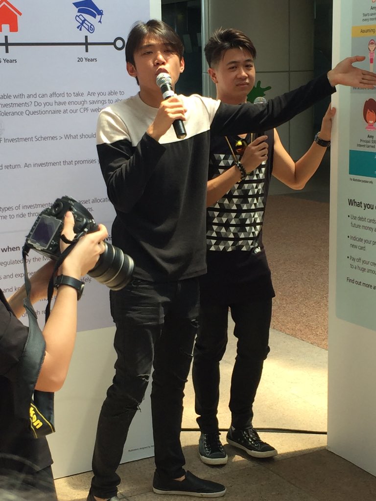 fantestics's tweet photo. Weiliang and Maxi at ITE CC financial talk https://t.co/eCQ4r6bdOI