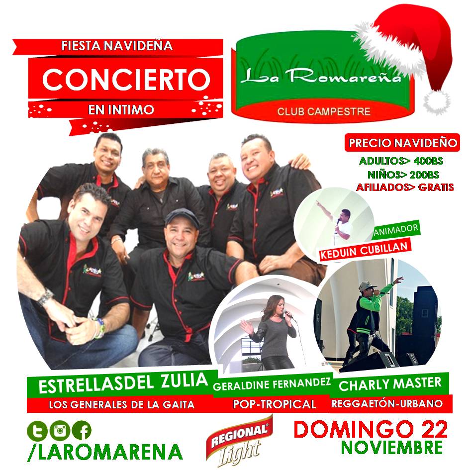 LAROMARENA's tweet photo. Este #domingo 22 de Noviembre te esperamos en el gran #CONCIERTO en #INTIMO en a #navidadromarena2015 #LaRomarena https://t.co/KiYrTKvXi8