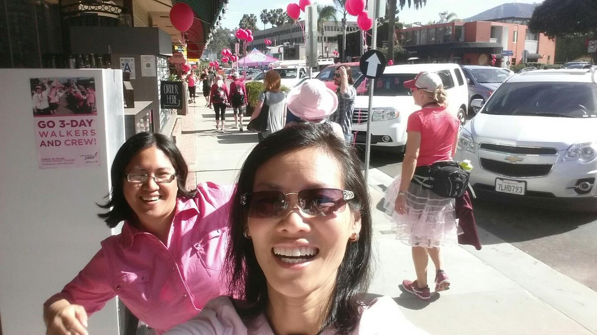 drChangHealth's tweet photo. Dr Chang Health & La Jolla Shores welcome the Komen 3-Day Breast Cancer Walkers today! #surfdiva #drchanghealth https://t.co/FjGImPpXei
