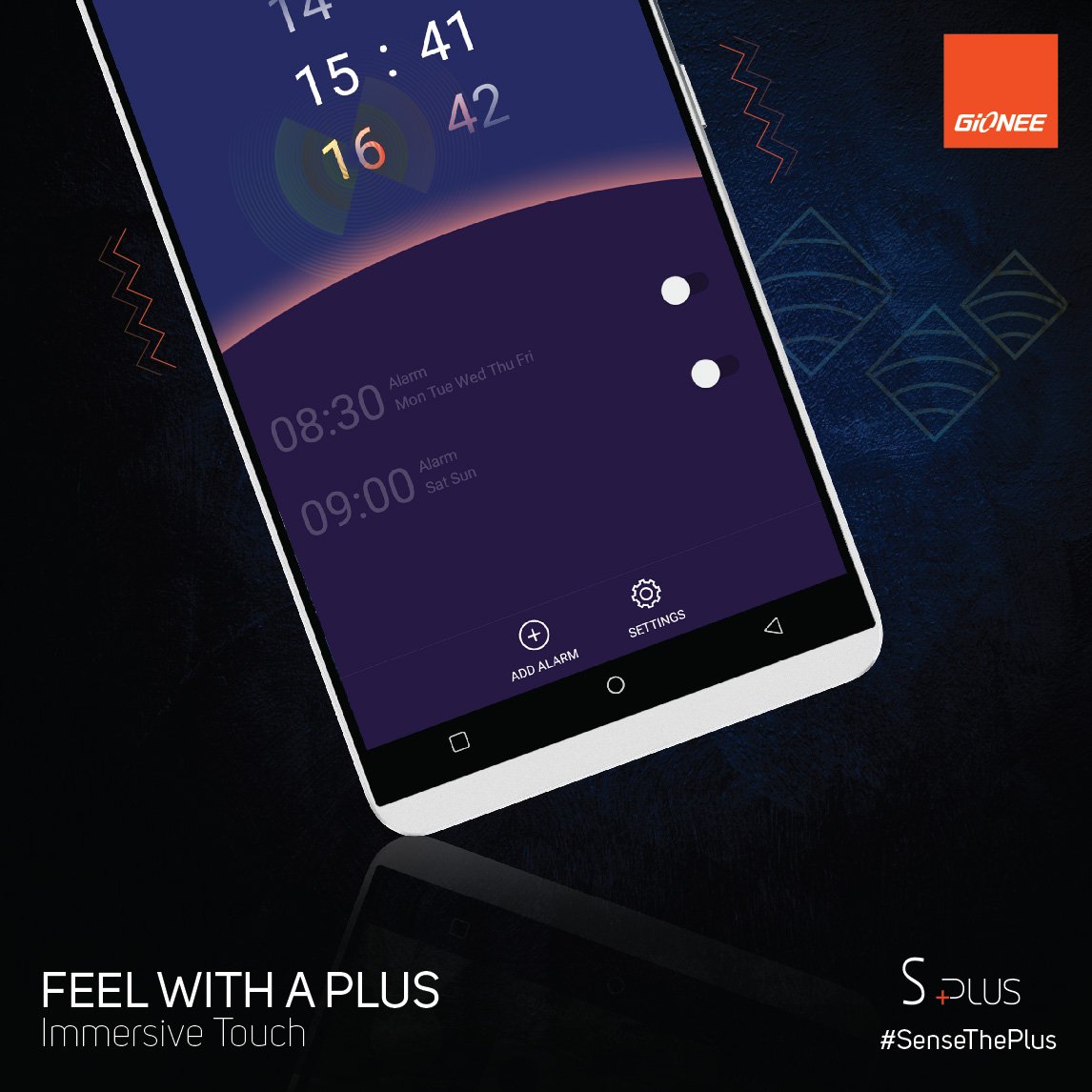 GioneeIndia's tweet photo. Experience touch with a plus on the new Gionee Splus. #SenseThePlus https://t.co/8rV4b1rA7p https://t.co/IZWb01IgK1