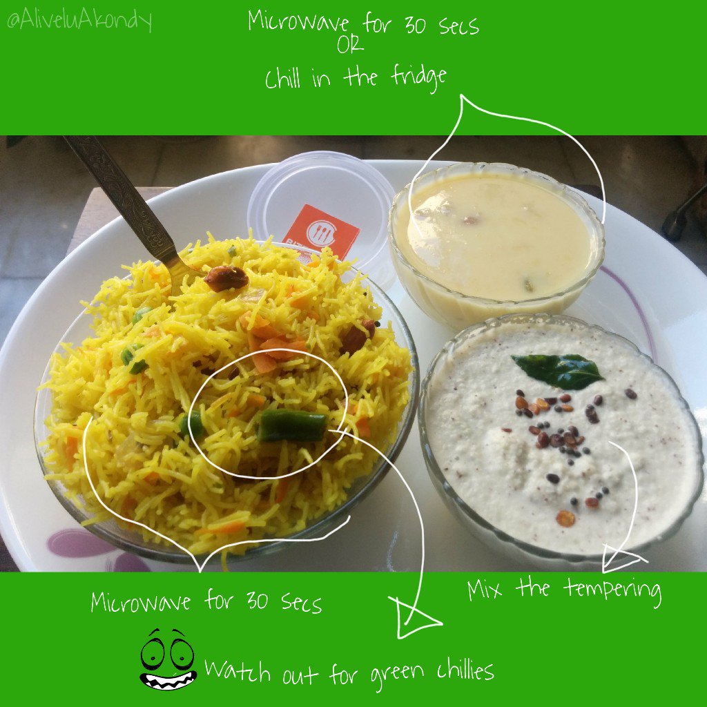 AliveluAkondy's tweet photo. Tips to enjoy your #biteclub Semiya #Upma dinner today biteclub.in https://t.co/Ilbzd3DUJ2