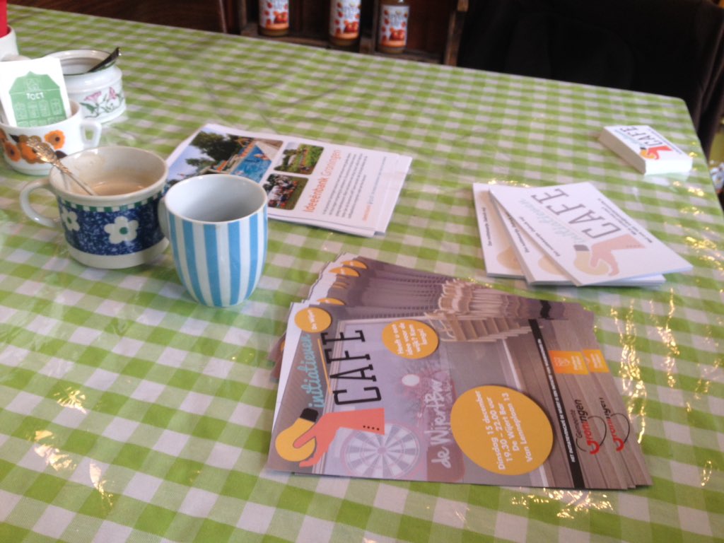 We zitten klaar voor jullie hier in #toet samen met <a href="/IdeeenbankG/">Ideeënbank Groningen</a> kom langs met jouw #initiatief!