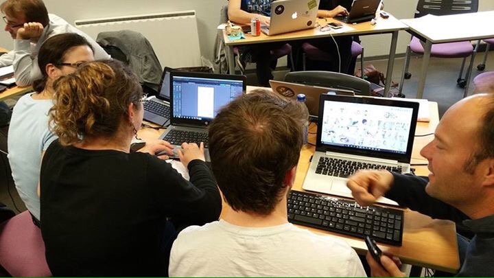 EMNormandie's tweet image. #CodingInside après le prototypage de sites/app web ils passent du coté obscur de la force #Algorithmie #Javascript