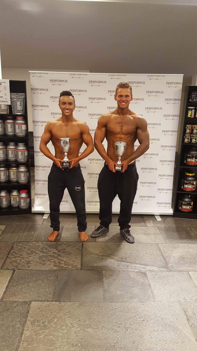 Team hairbond Iceland victor levi 2sæti i unglinsportfitness og Hjalmar i 2sæti i ungfitness til hamingju strakar🏆🏆🏆