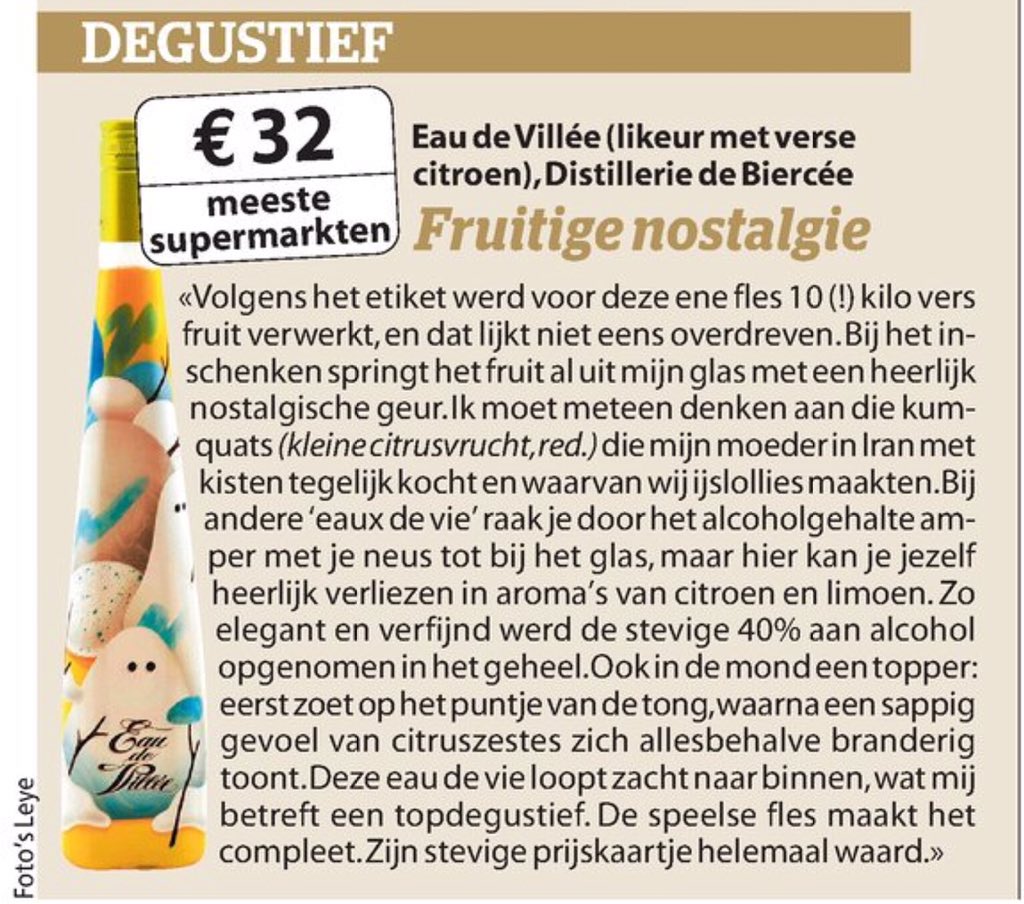 Top-sommelier #Sepideh proeft #EauDeVillée in <a href="/HLN_BE/">HLN.BE</a>: #nostalgisch! Lim. Edition 2015 by <a href="/TOYKYO/">TOYKYO</a> nu verkrijgbaar!