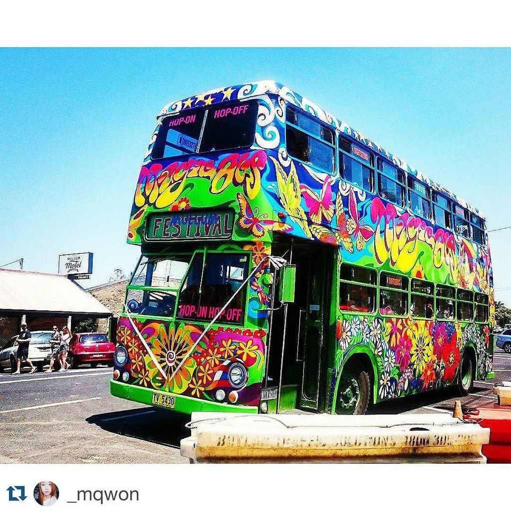 On the bus at the Mullumbimby Music Festival... Repost @_mqwon
・・・
#mullummusicfestival #m… ift.tt/1lApenU