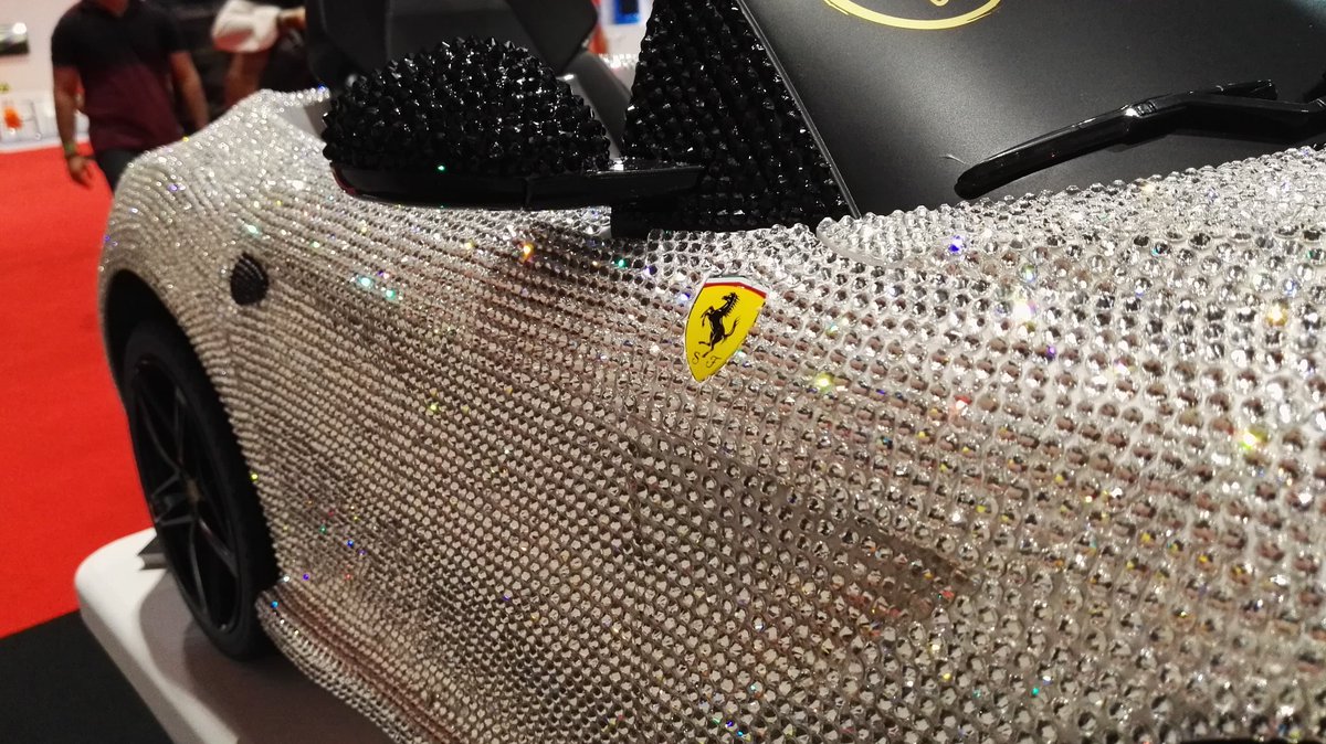 FarrukhNaeem's tweet photo. Last day to see this #Ferrari in @swarovski by @TrulyExquisite1 at @BigBoysToys_UAE #TrulyExquisiteBBT #BBT2015 https://t.co/fw7ghIbXoc