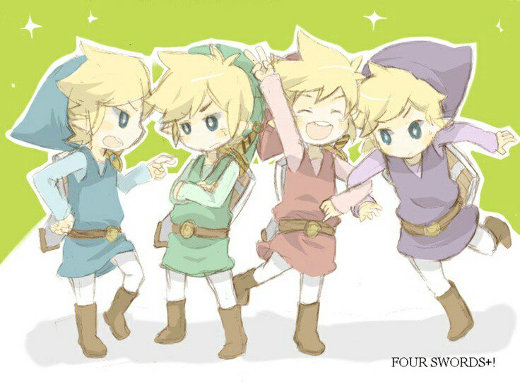 "I'm never that happy!" Link yelled, his tunic red.