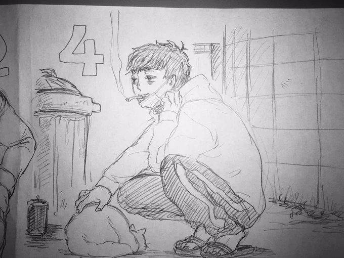 自分絵注意 