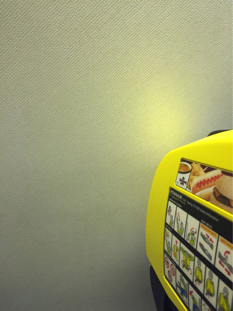 portishair's tweet image. Worst window seat ever! @Ryanair #NoWindow
