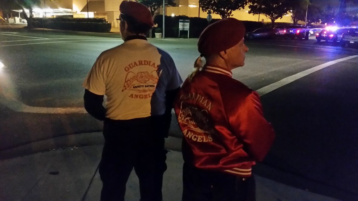 ModestoAngels's tweet image. Guardian Angels Patrol Modesto looking out at Gallo Center