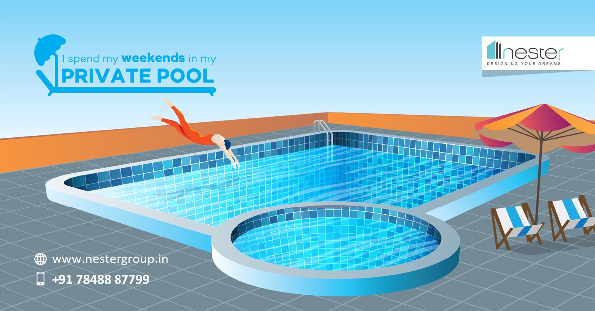 NesterGroup's tweet image. Buy Your #DreamHome in Nester Harmony Which as #RoofTopSwimmingPool and enjoy relaxing weekend with 100% Privacy.