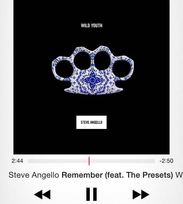 thoroluffsen's tweet photo. @SteveAngello waited for this album so long &amp; now i have to say thank you for #WildYouth ! You're a big inspiration! https://t.co/Ebw133lPiN