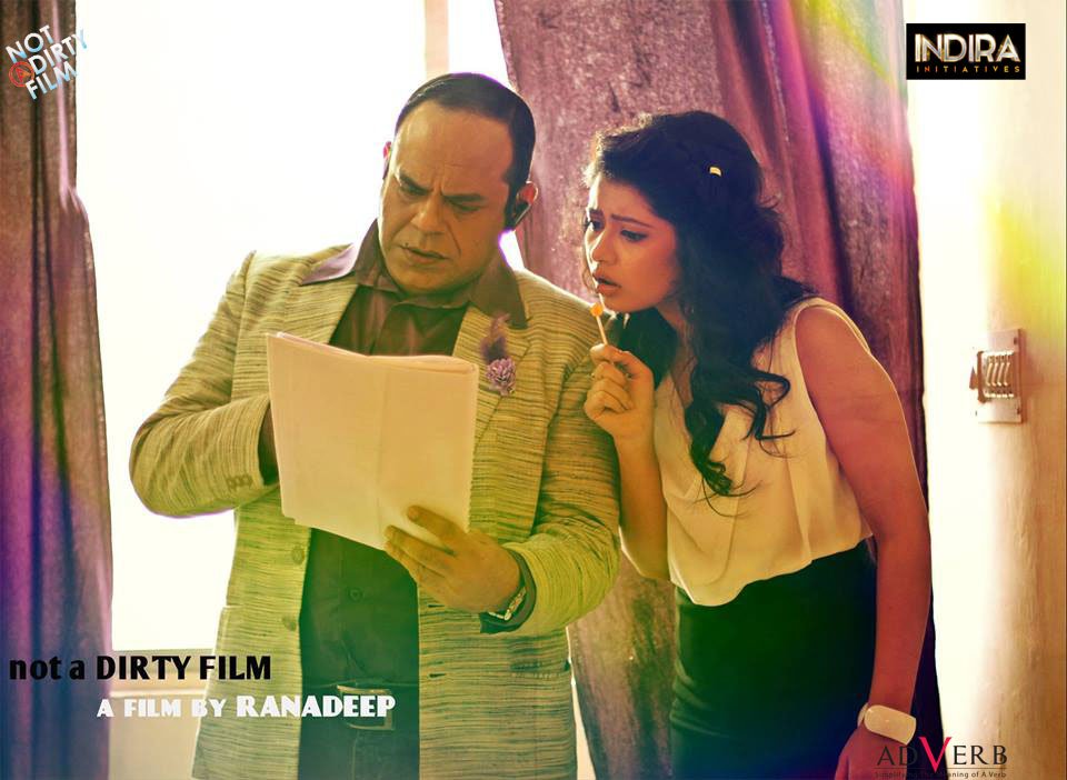 NotADirtyFilm's tweet photo. Watch #Dashing #Roy &amp; #Sweet #Sumona in #NotADirtyFilm at theaters near you. #Grand_3rdWeek https://t.co/MnPecgBgho