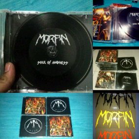 Cd EP MORFIN ( SOUL OF MADNESS ) idr 35k free cutting :) monggo. Cp : pin:25BFC184