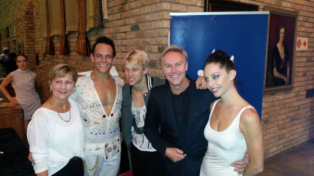 SeanBovim's tweet photo. MEC meeting Elvis @SeanBovim @BovimBalletSA #privatepresley @baxtertheatre https://t.co/zshvgmRMlE