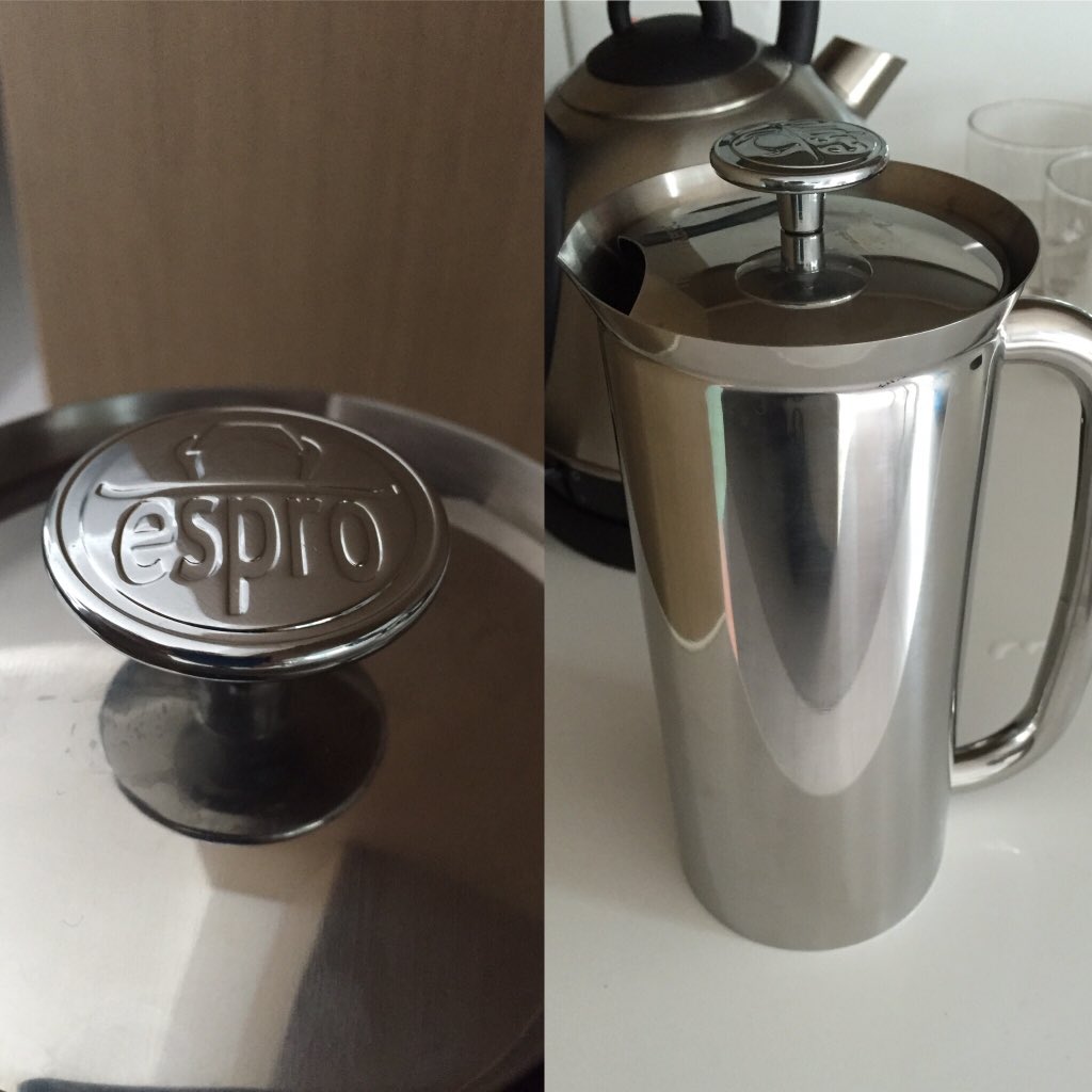 F5Coffee's tweet photo. If you want a press, there is nothing I have found better (or more gorgeous) than the @espro press. https://t.co/oH0X1QjUVX