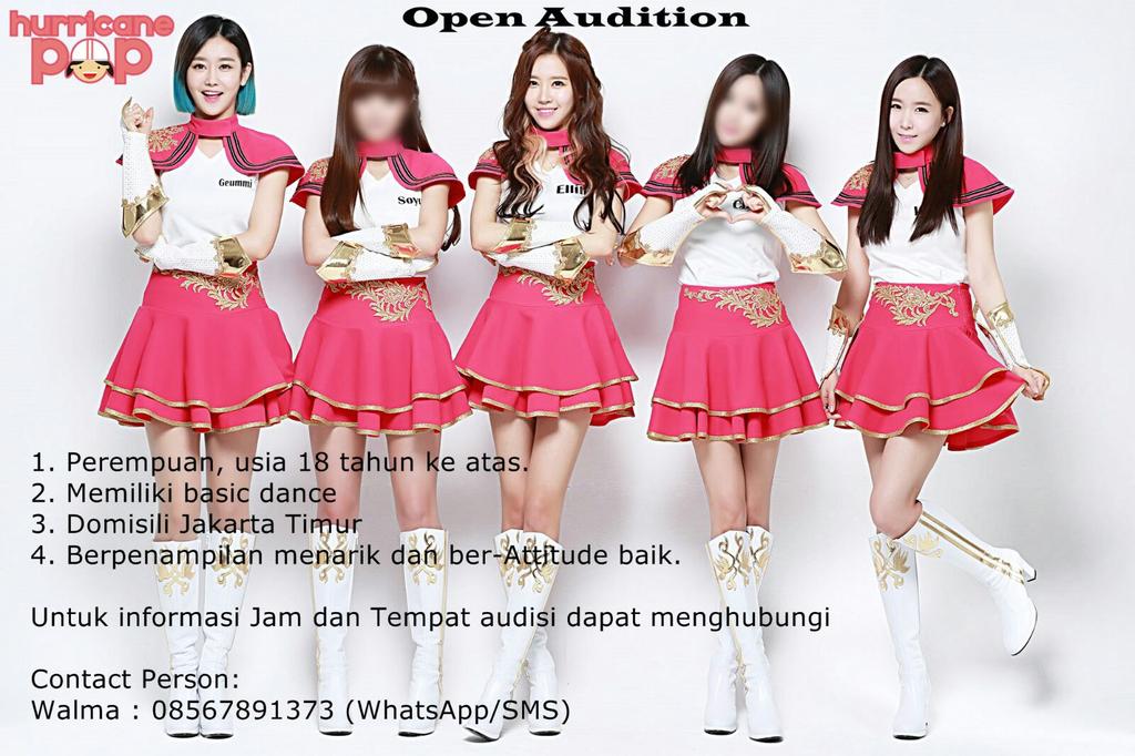 Kami masih membuka audisi untuk posisi Choa dan Soyul. Di cek yuk posternya