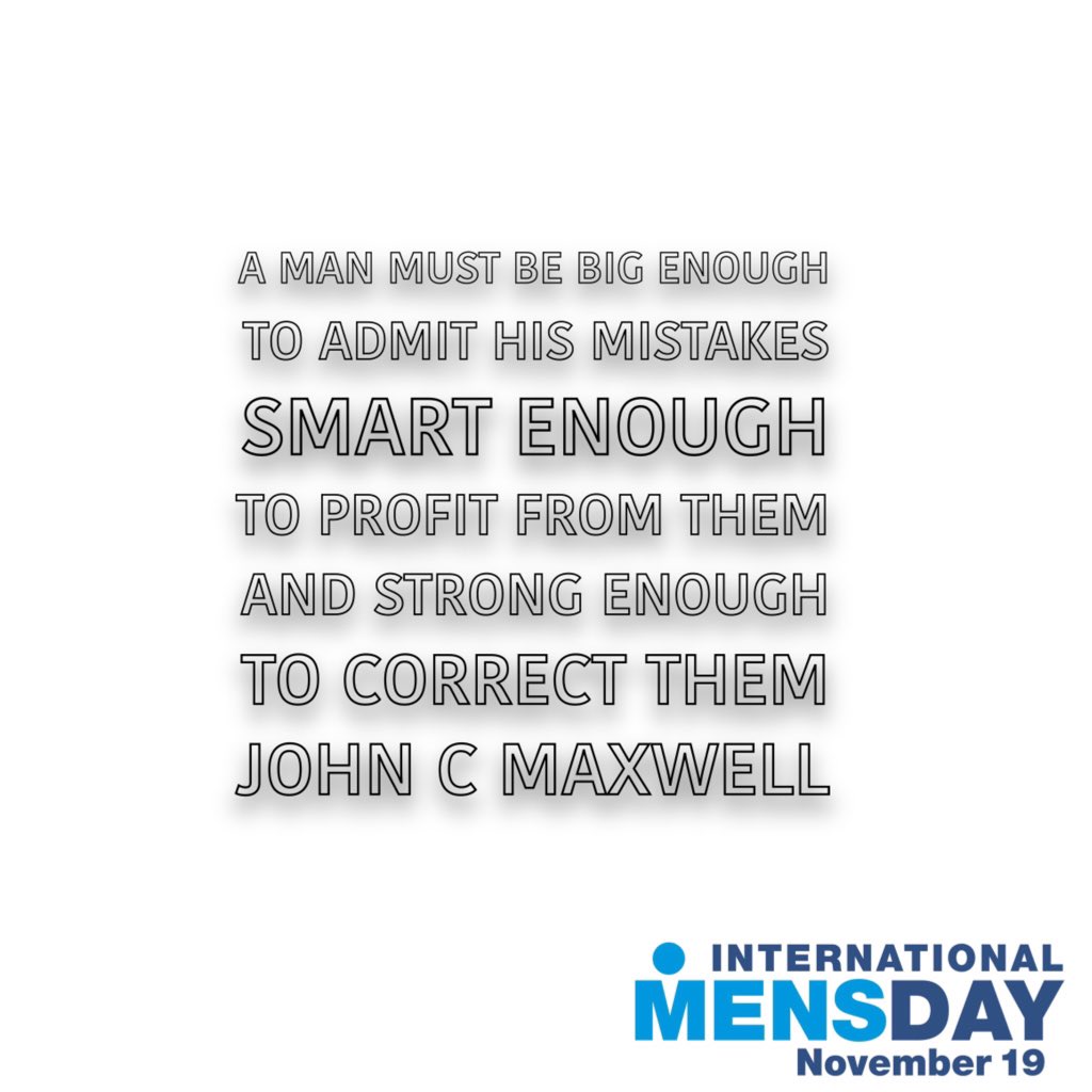Big enough, smart enough and strong enough... #InternationalMensDay #men #mistakes #smart #strong #big #johncmaxwell